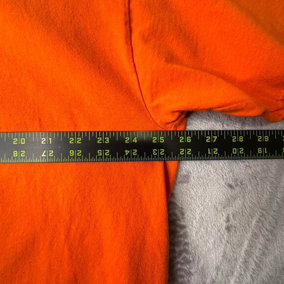 Vintage Cleveland OH American Resortwear USA Embroidered Orange T-shirt Size 2XL - Picture 5 of 6